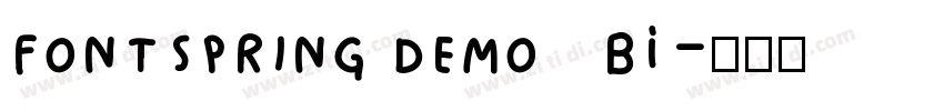 FONTSPRING DEMO   Bi字体转换